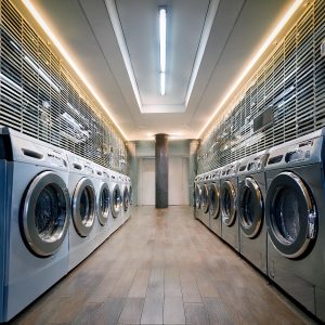 belysningskrav för tvätteri